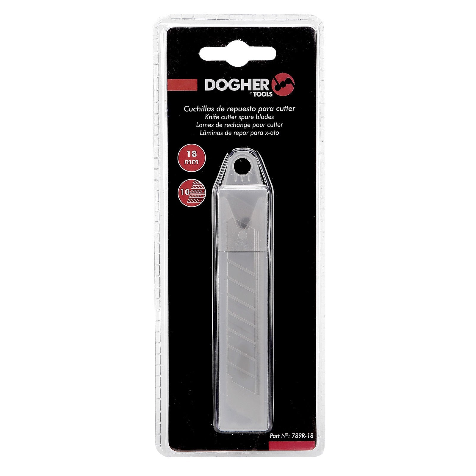 Dogher 789R-09 - Hojas De Recambio Cutter Hoja 9Mm