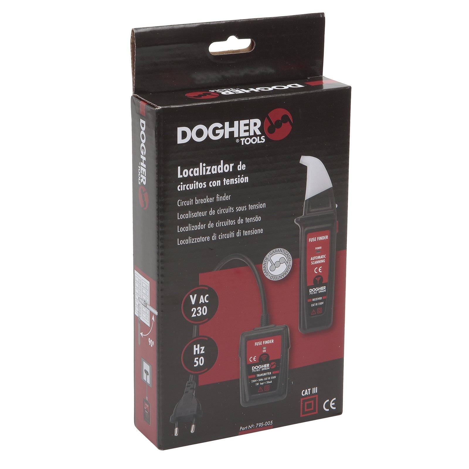 Dogher 795-005 - Localizador De Circuitos Con Tensión