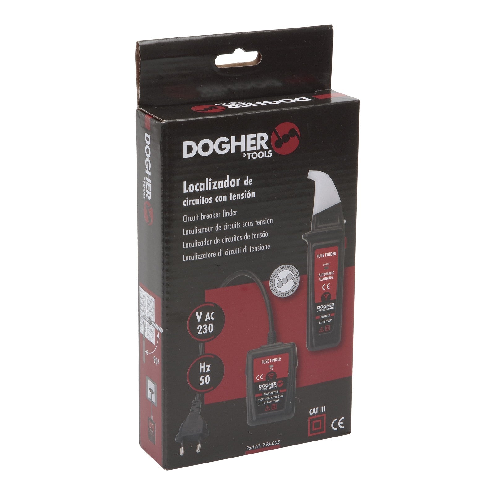 Dogher 795-005 - Localizador De Circuitos Con Tensión