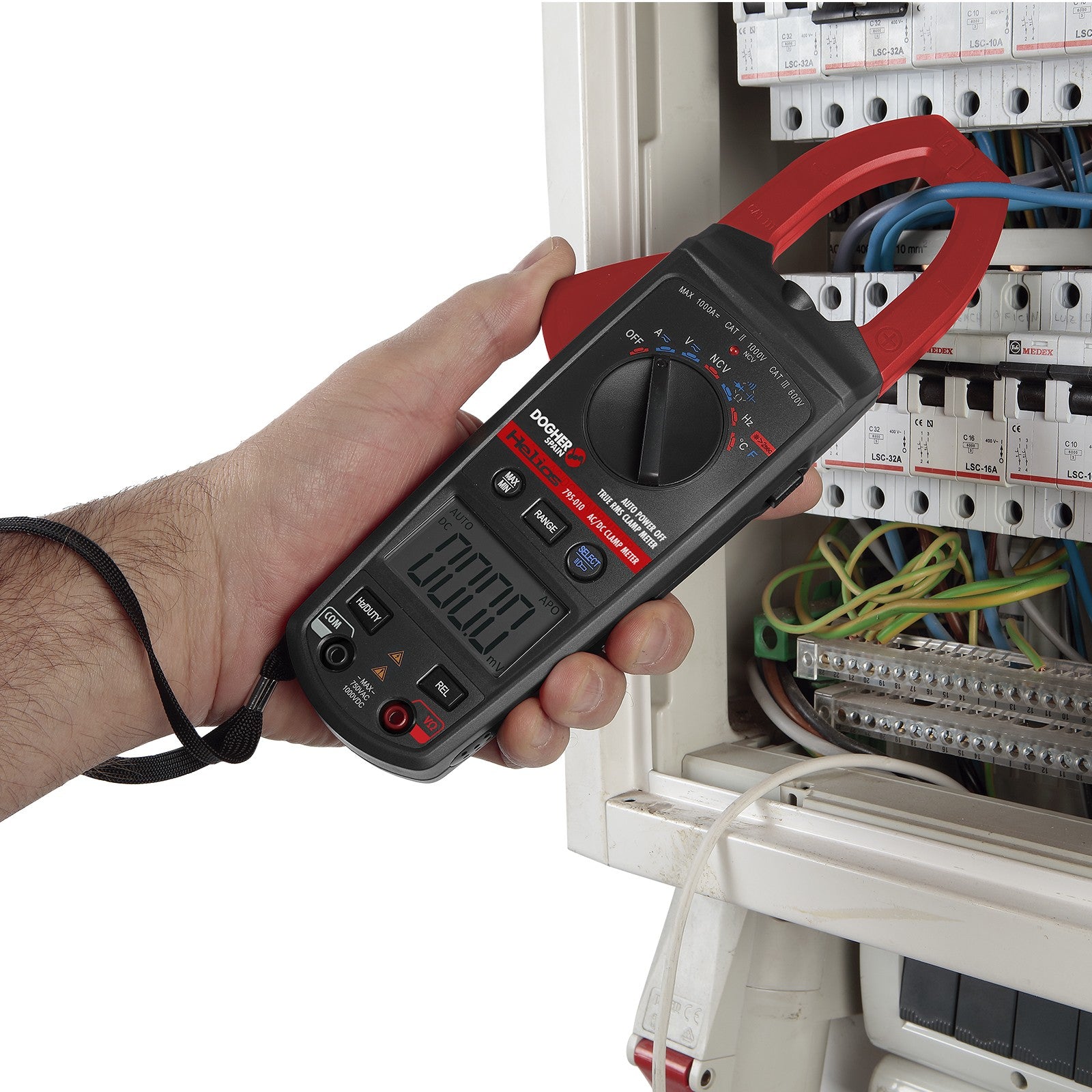 Dogher 795-010 - Pinza Amperi. Elecpro Helios Catiii600V