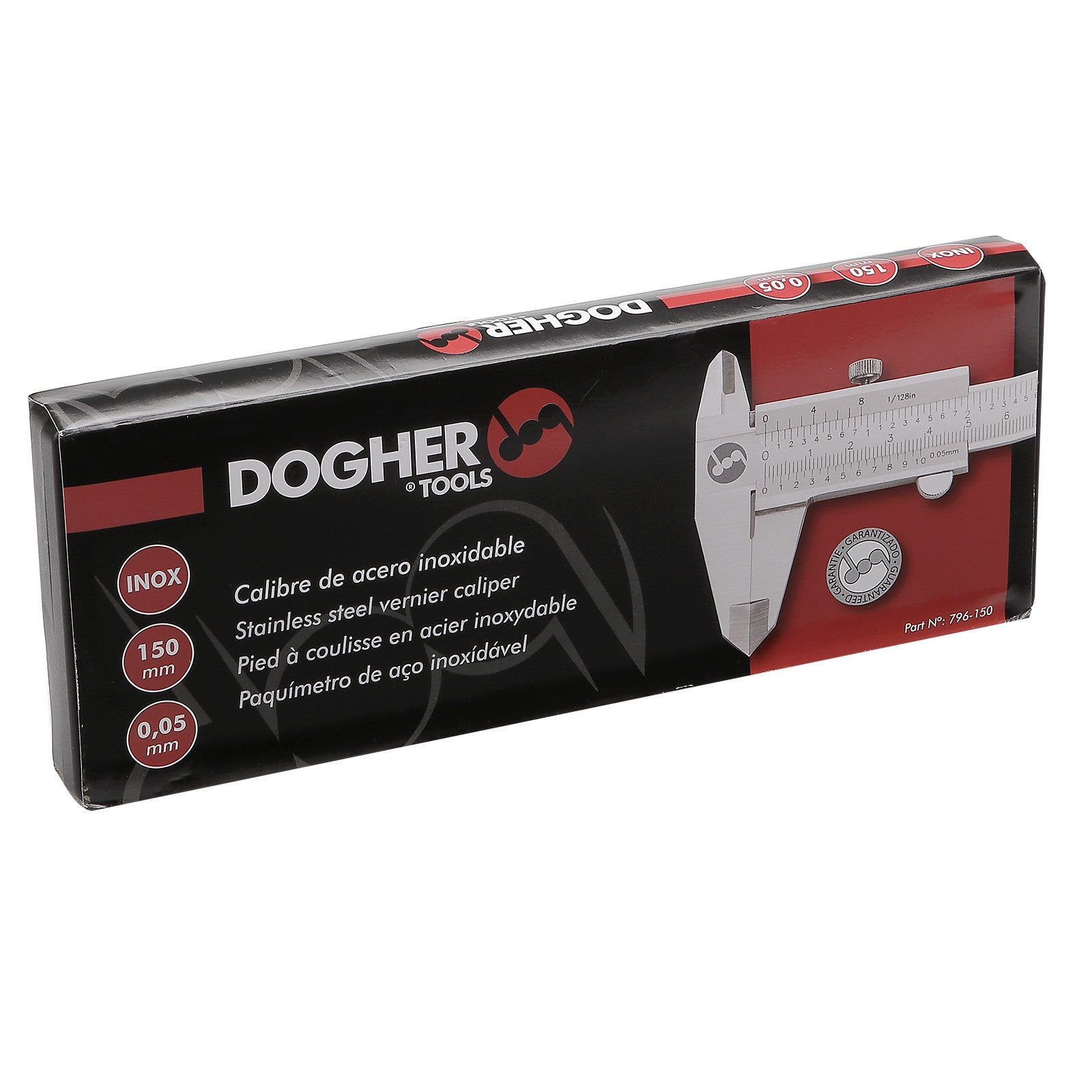 Dogher 796-150 - Calibre De Acero Inoxidable 150Mm