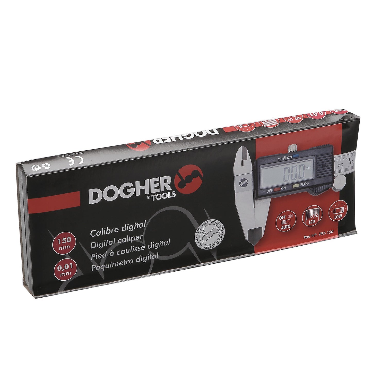 Dogher 797-150 - Calibre Digital Inox 150Mm 0,01Mm