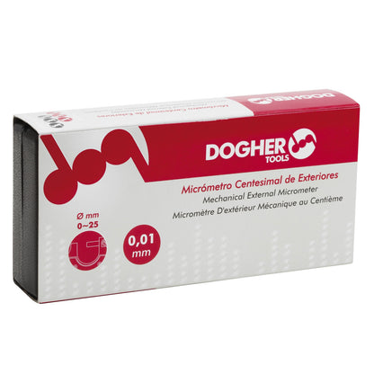 Dogher 798-25 - Micrometro Centesimal 0-25Mm 0,01Mm