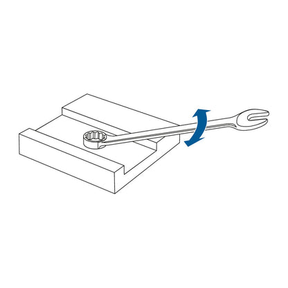 GEDORE 7 XL-080 - Set of 8 XL Combination Wrenches