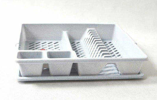CURVER Oscuro Marmor – Cubiertos de plástico cajón Organizador, ef503708