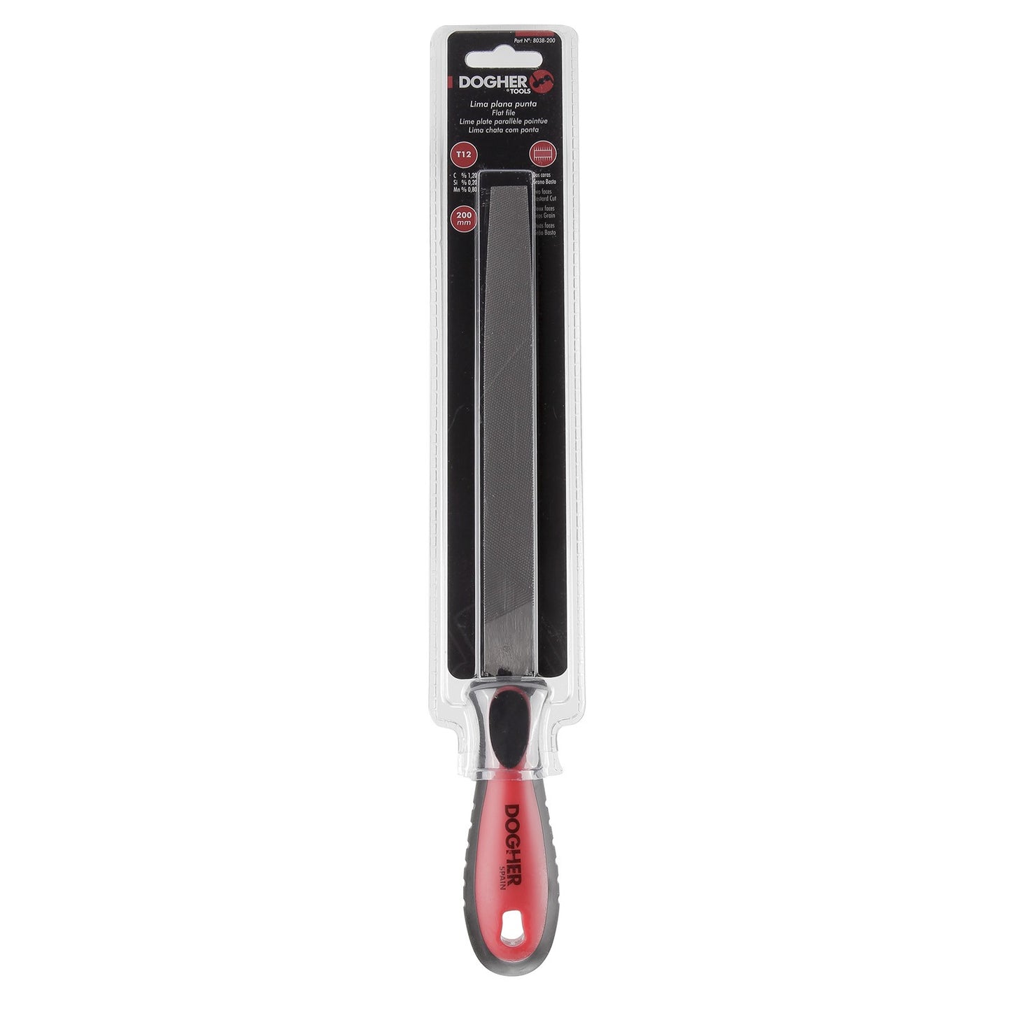 Dogher 803B-300 - Lima Plana Punta Grano Basto M/Bimat 300