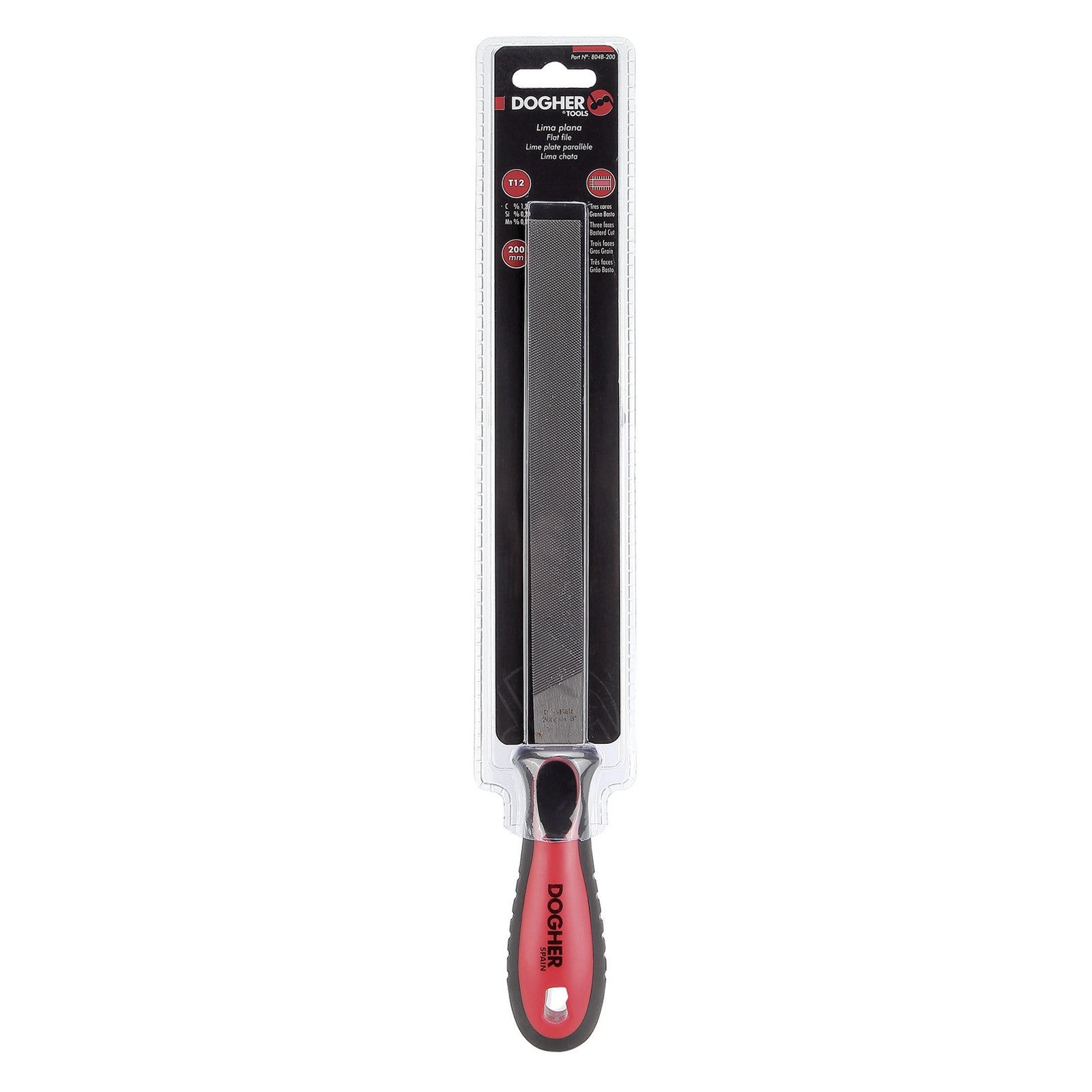 Dogher 804B-300 - Lima Plana Mango Bimat 300Mm Gr Basto
