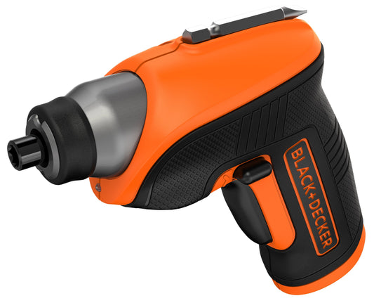 BLACK+DECKER Atornillador 3,6 V 1,5AH+ACC, Negro, Naranja, 5.5 Nm, CS3652LC-QW