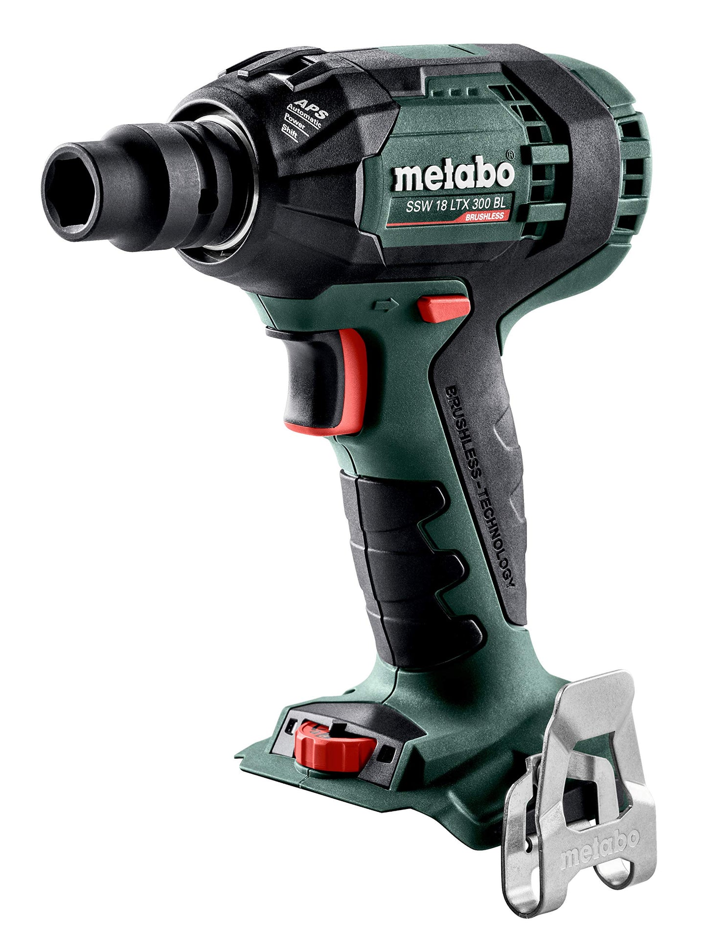 Metabo 602395890 - Llave de impacto de batería SSW 18 LTX 300 BL 18 V, 300 Nm, sin batería