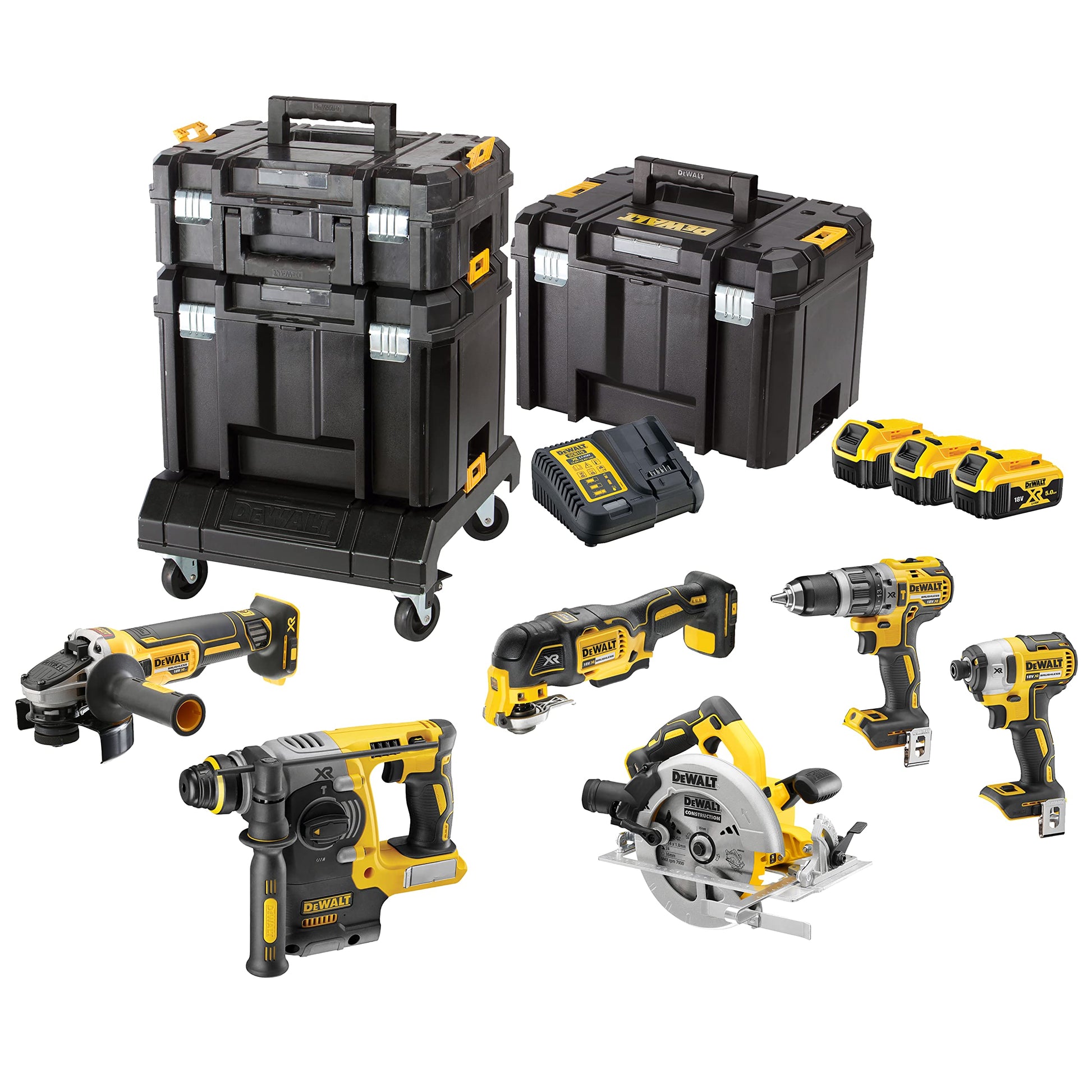 DEWALT DCK685P3T-QW 18V XR Kit de máquina 6 Piezas TSTAK