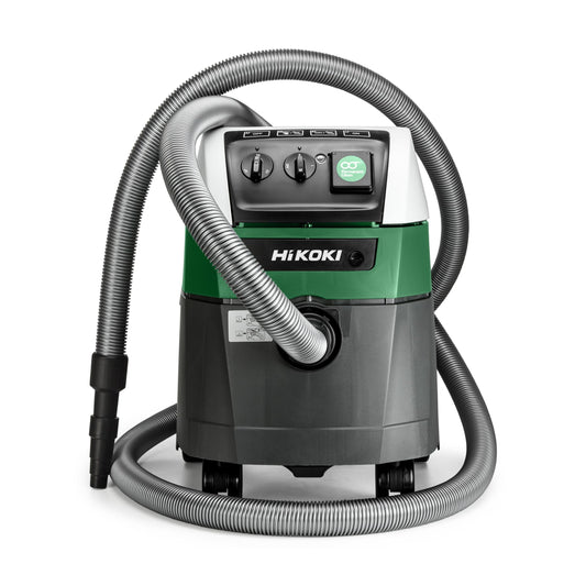 Hikoki RP350YDMWAZ - Aspirador industrial en seco y húmedo 35 l clase M, 1200 W