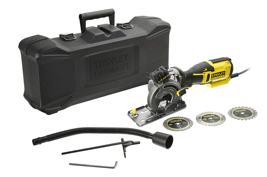 Stanley Fatmax FME380K-QS - Sierra circular de mano 650W, diámetro disco 89 mm