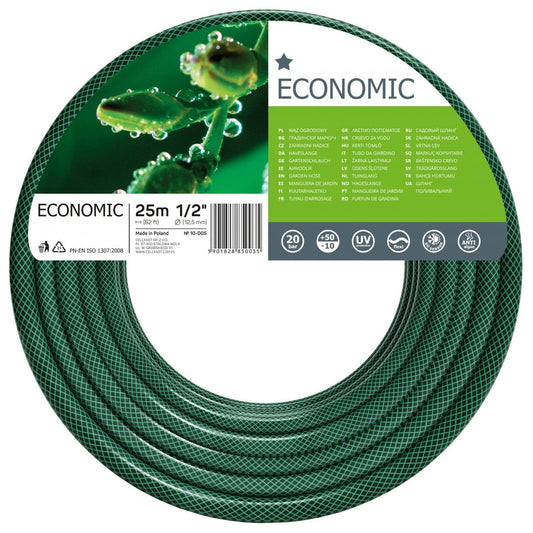 Cellfast 10-005 - Manguera de jardín Economic 1/2" 25m