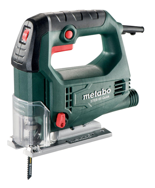 Metabo 601030000 - Sierra de calar STEB 65 Quick 450 W, corte 65 mm en madera