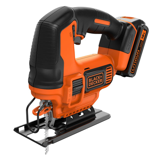 BLACK+DECKER Sierra de Calar a Batería Inalambrico 18 V 2.0Ah BDCJS18
