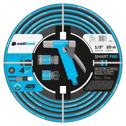 Cellfast 13-490 - Juego de riego Smart Pro ATS 1/2" 20m