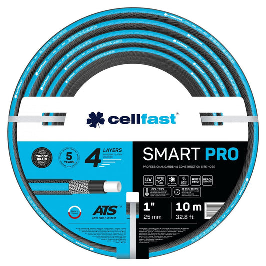 Cellfast 13-434 - Manguera de jardín Smart Pro ATS 1" 10 m