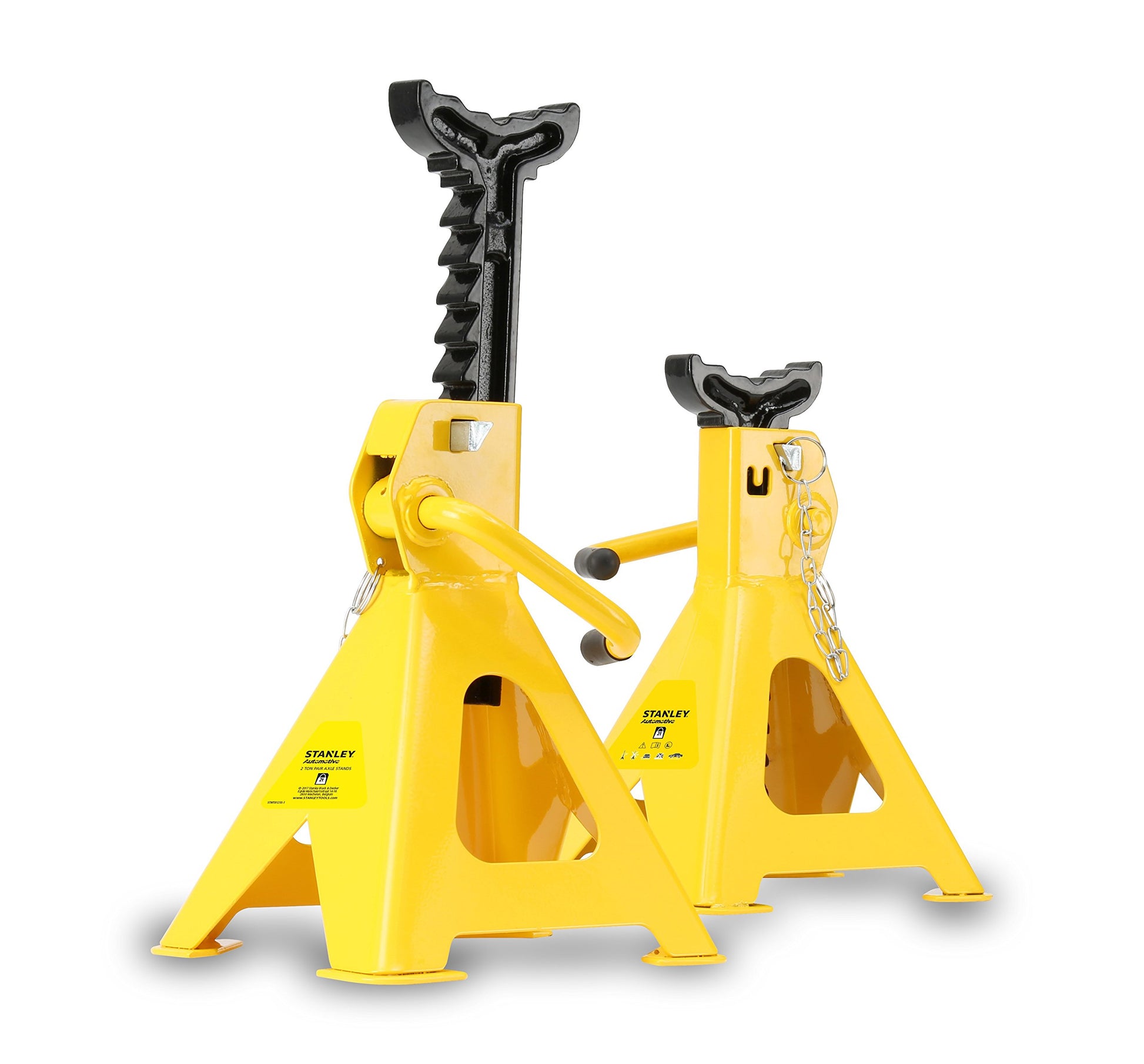 Stanley STMT81255-1 - Juego de 2 borriquetas de cremallera de 2 t, 278-430 mm