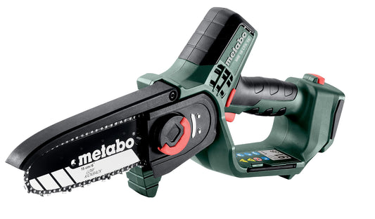 Metabo 600856850 - Motosierra de poda MS 18 LTX 15 18 V, espada 15 cm, sin batería ni cargador