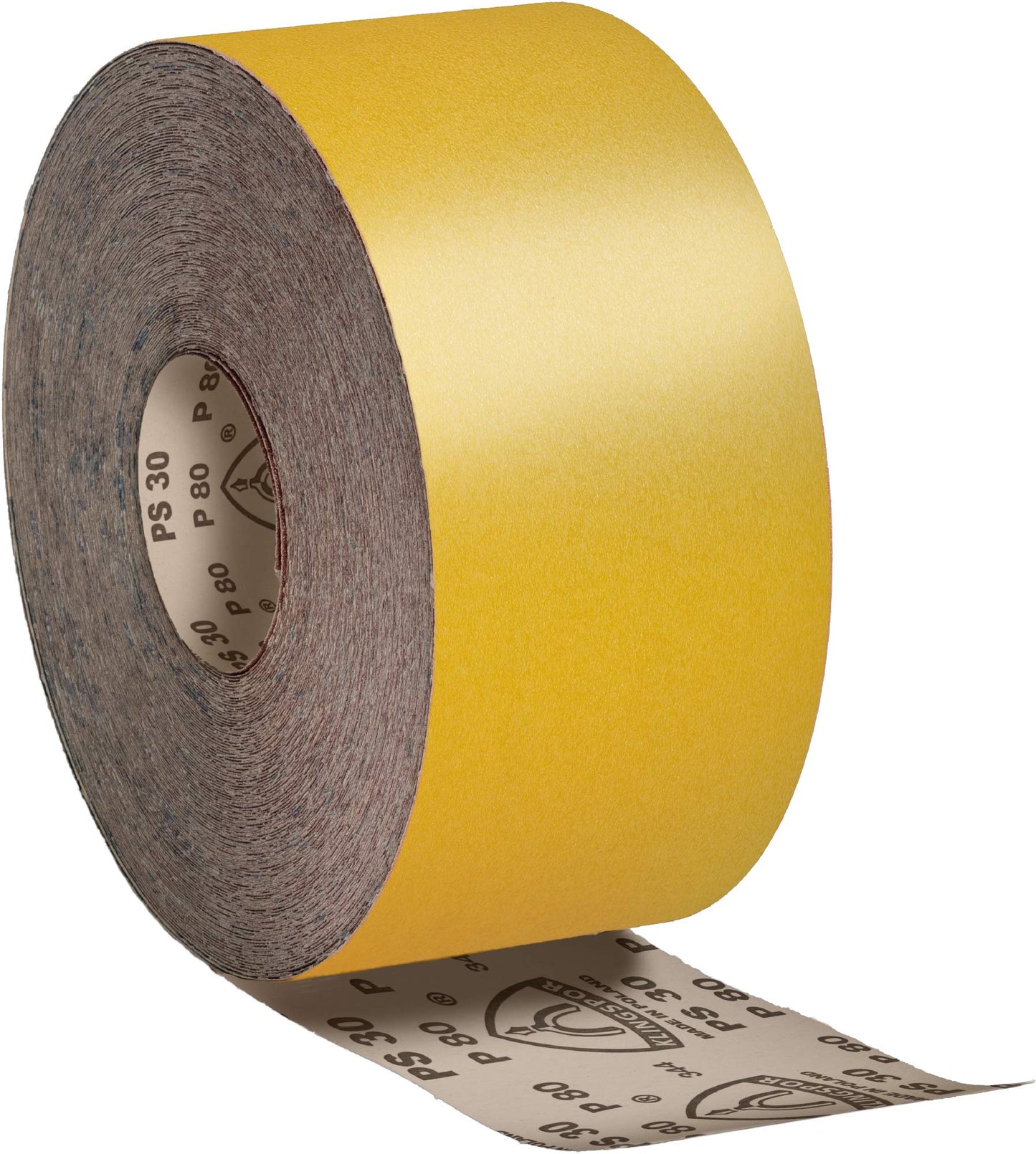 Klingspor 174086 - Rollo de papel de lija PS 30 D, grano 40, 115 mm x 50 m