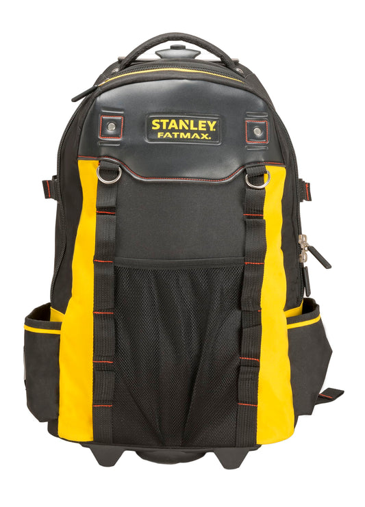STANLEY FATMAX Mochila de Herramientas con Ruedas, 50 Compartimentos, Nylon Duradero, Base Impermeable, 1-79-215