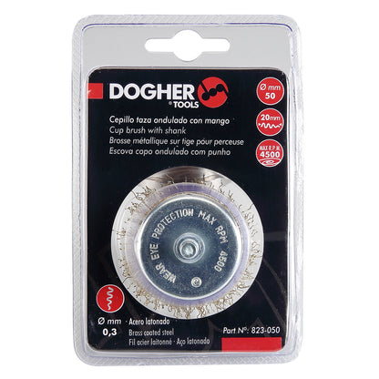 Dogher 823-050 - Cepillo Taza Ondulado Con Mango 50Mm
