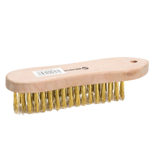 Dogher 830-001 - Cepillo Mango Madera Laton 5X15X200Mm