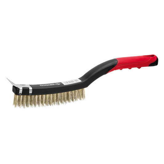 Dogher 830-004 - Cepillo Mango Plastico Laton 3X19X340Mm
