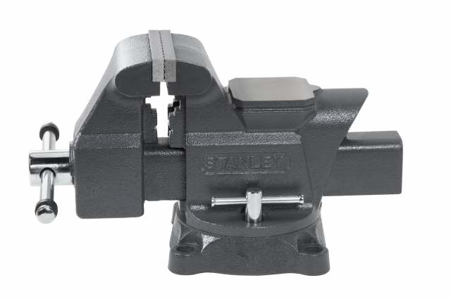 Stanley 1-83-066 - Tornillo de Banco de Carga Pesada Maxsteel 100 mm, Plata