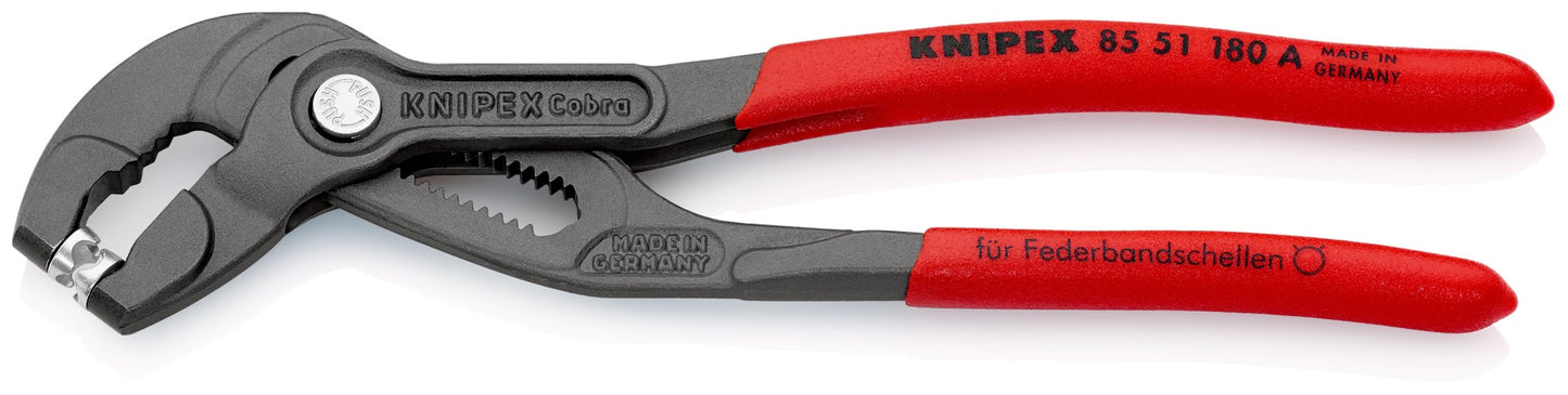 Knipex 85 51 180 A - Pliers for Knipex 180 mm clamps. with PVC handles