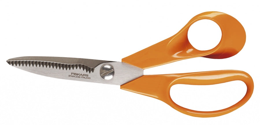 Fiskars Tijeras de cocina, Longitud total: 18 cm, Acero de calidad/Plástico, Classic, 1000819