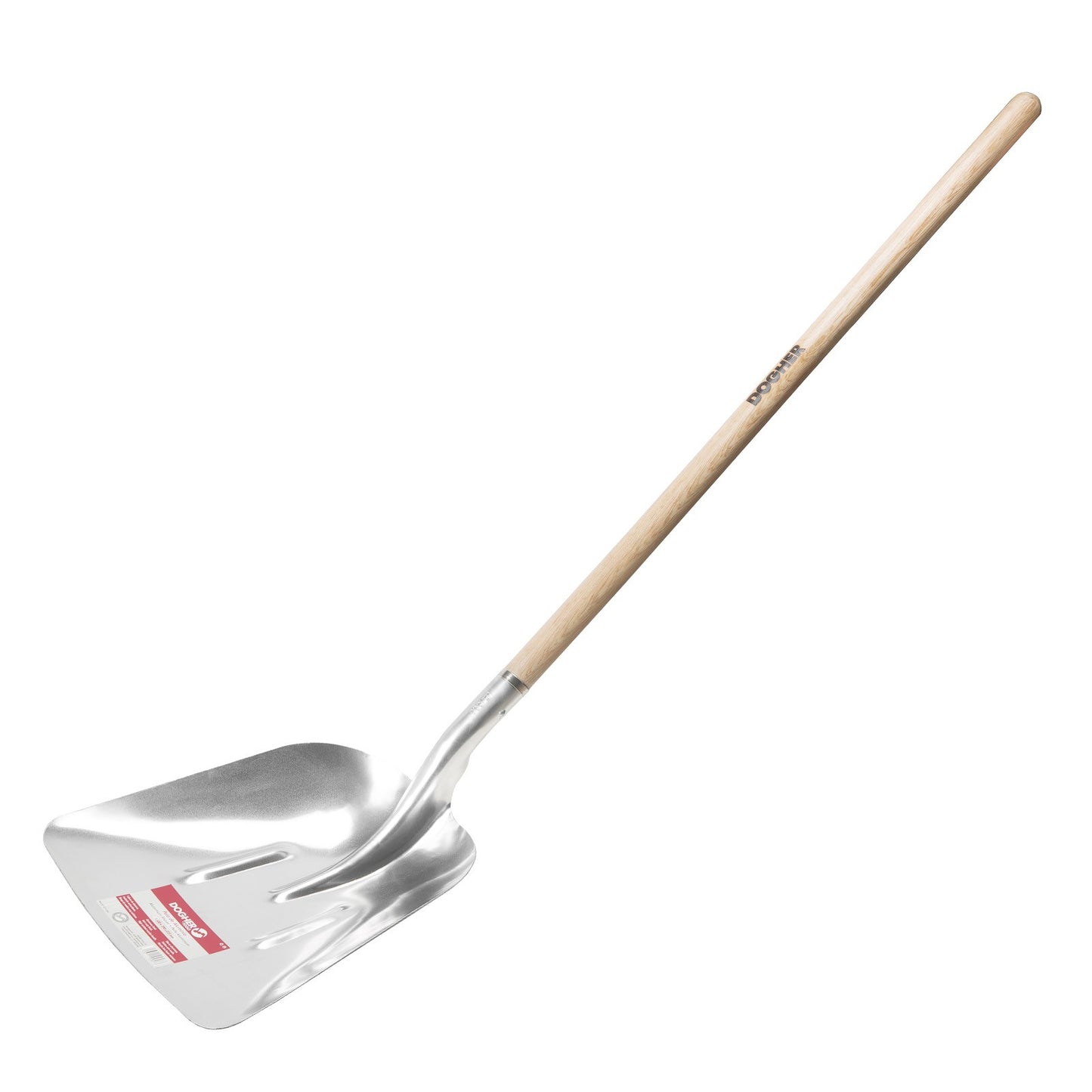 Dogher 871-020 - Pala Aluminio Mango Madera 390X315 Mm