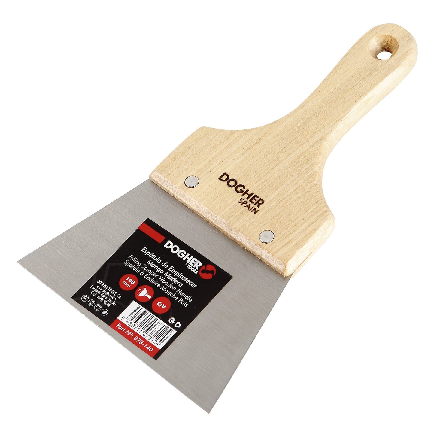 Dogher 878-240 - Espatula Emplastecer Carbono 240Mm