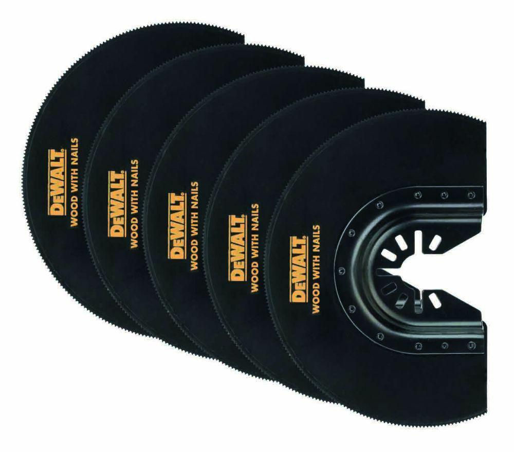 DeWalt Multiherramienta DT20729-QZ - Hoja de sierra (100 mm, 5 unidades)
