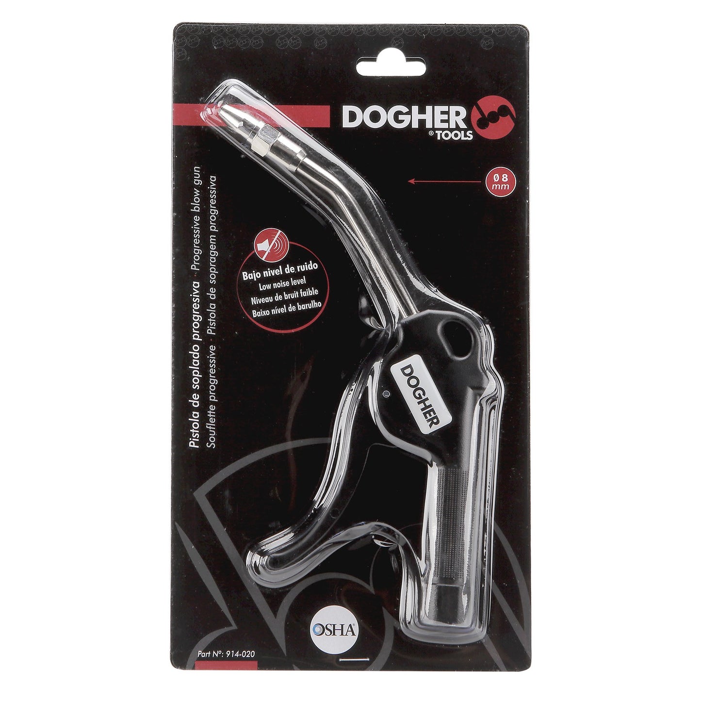 Dogher 914-020 - Pistola Soplado Progresiva 12Bar Osha