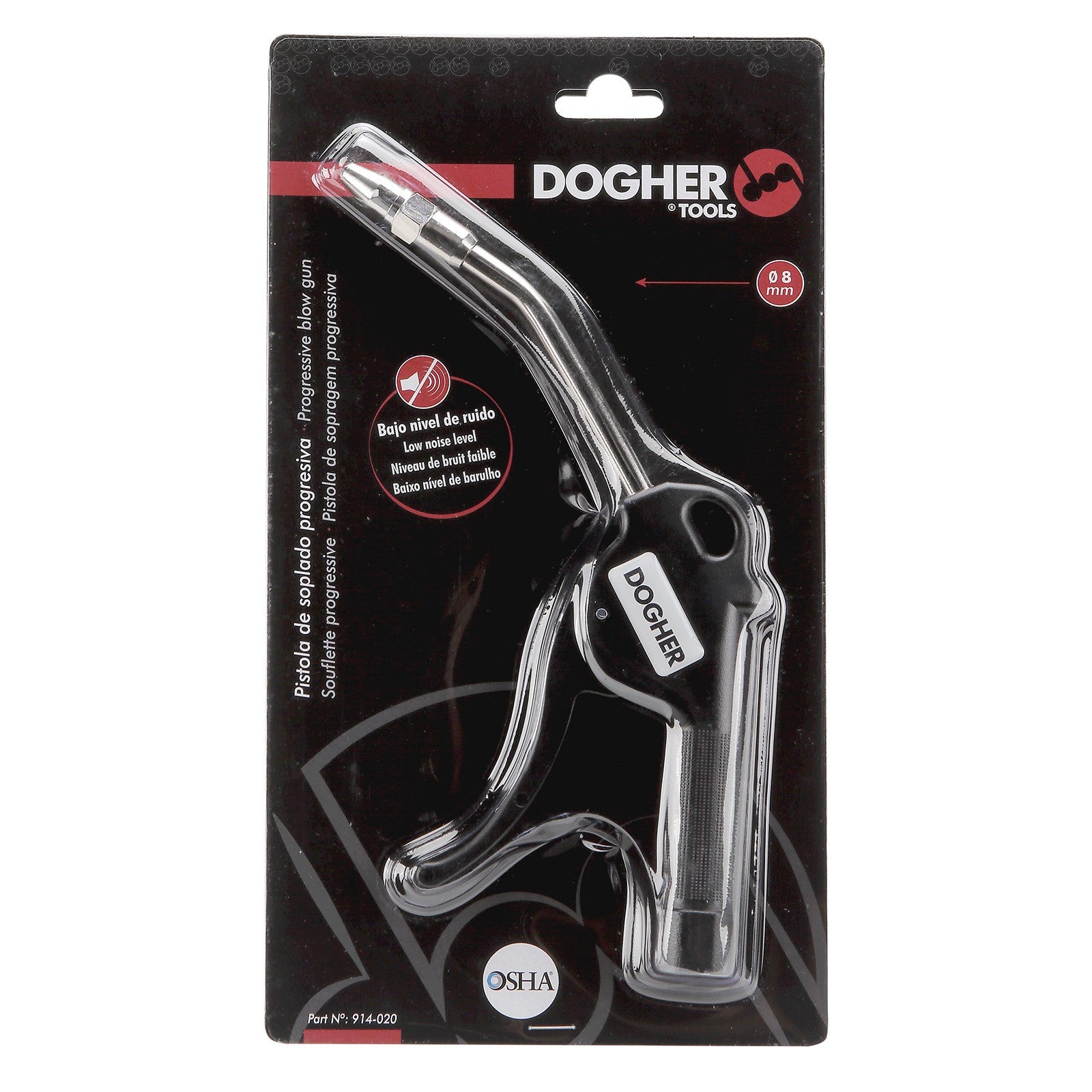 Dogher 914-020 - Pistola Soplado Progresiva 12Bar Osha