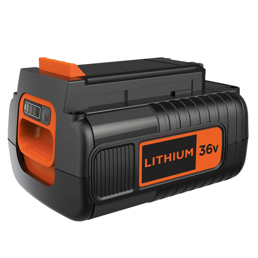 BLACK+DECKER BL20362-XJ - Batería litio Tipo Carril de 36 V y 2.0 Ah, Compatible con las herramientas de bricolaje y jardín BLACK+DECKER 36 V, Práctica, Compacta y Versátil