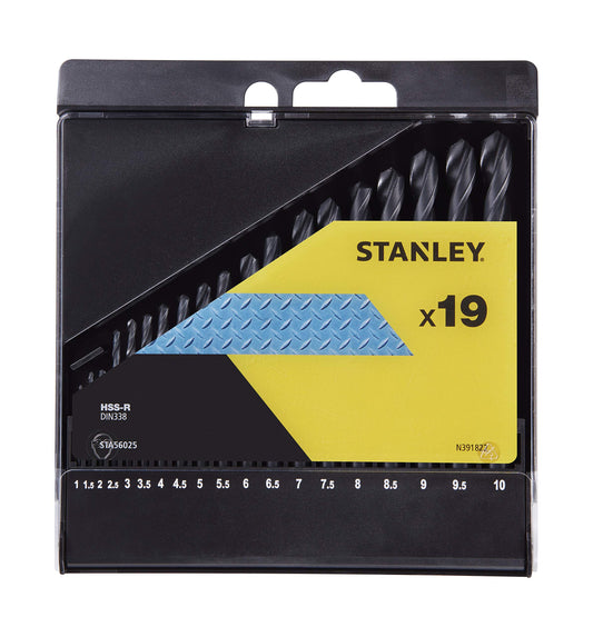 Cassette con 19 brocas HSS-R para metal - Unid: 19