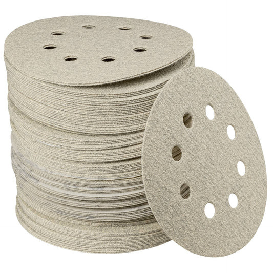 Klingspor 147643 - Disco de lija con velcro PS 33 CK, grano 80, 125 mm, perforación GLS5 (Lote de 100 uds)