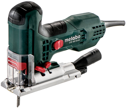 Metabo 601100500 - Sierra de calar STE 100 Quick 710 W, corte 100 mm, con maletín