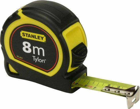 STANLEY FATMAX Flexómetro Blade Armor Classic Magnético 8m, Cinta Ancha 32mm, Blindaje Termoplástico y Recubrimiento Mylar, Anti Abrasión y Corrosión - ‎FMHT0-33868