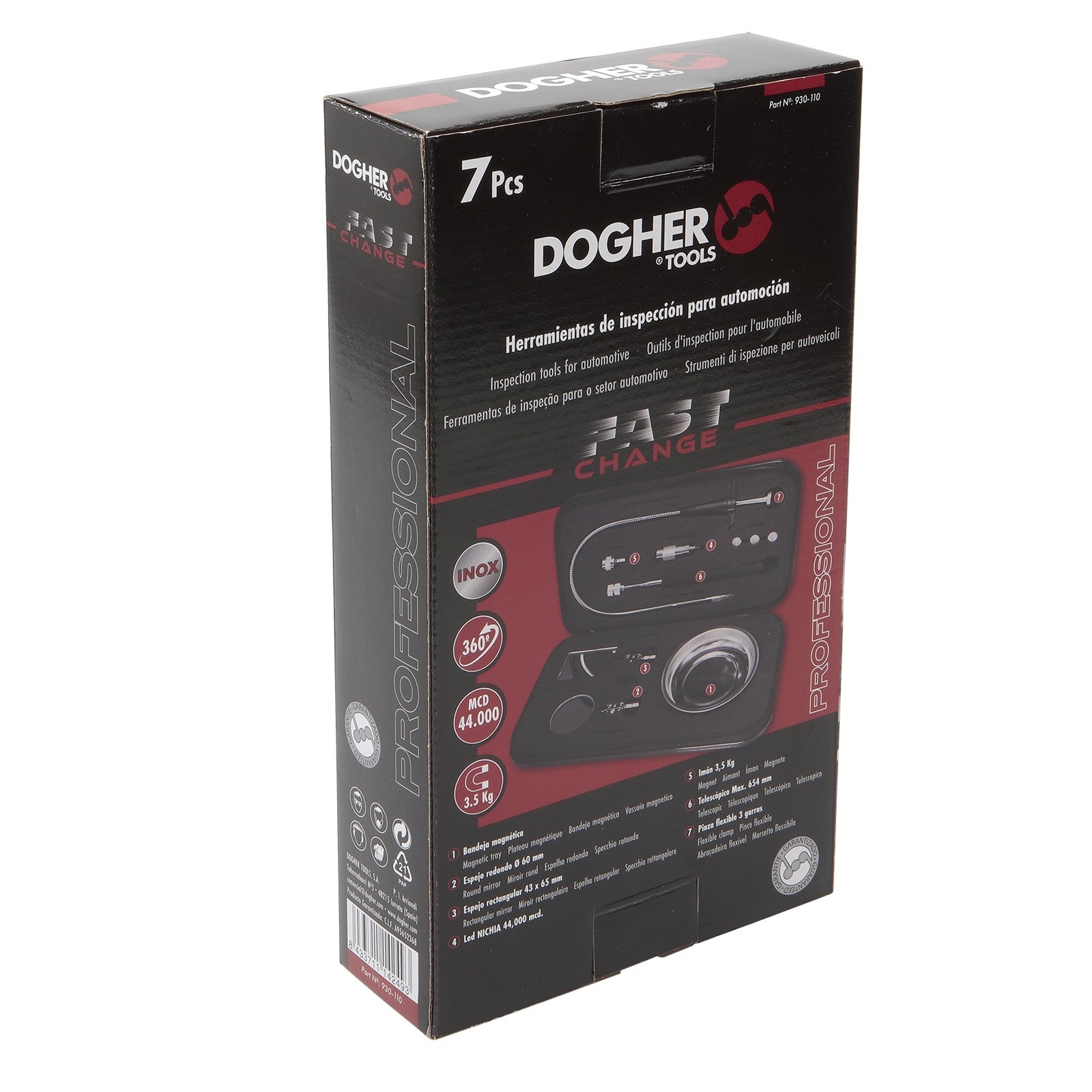 Dogher 930-110 - Juego 7Pz Inspeccion Con Led Fastchange