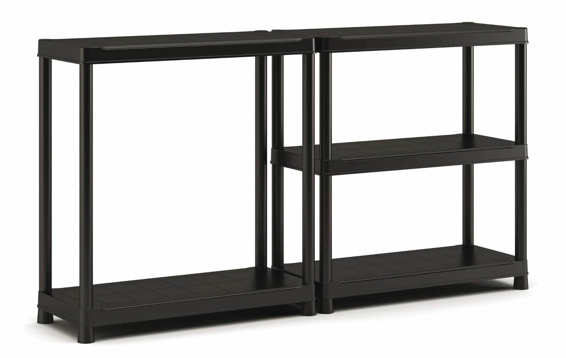 KIS Estantería Plus 75/5 Negro