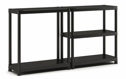 KIS Estantería Plus 75/5 Negro