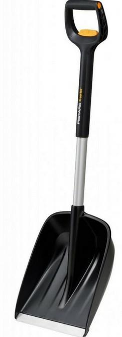 Fiskars Pala para nieve del coche, Serie X, Telescópica, Longitud: 79,5-98,7 cm, Aluminio/acero/plástico, Negro/plateado, 1057187