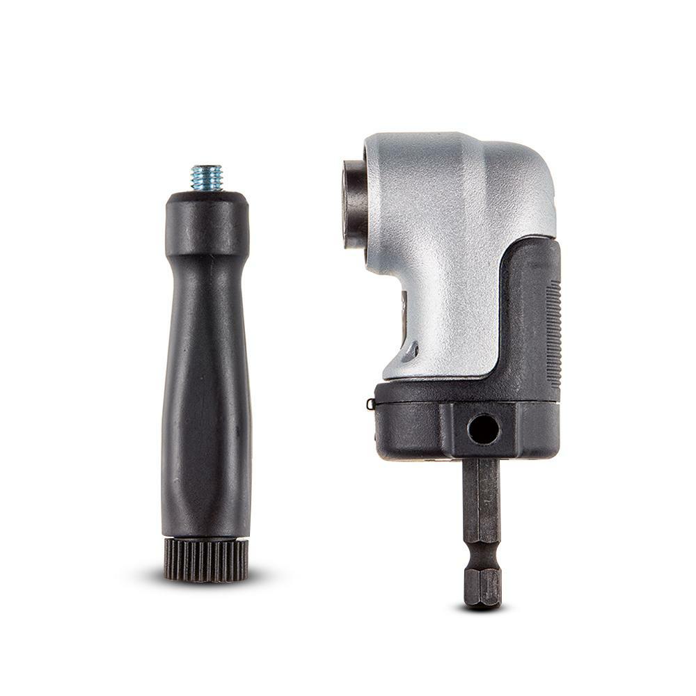 DEWALT DT20503-QZ - Adaptador angular para llave de impacto, Ultra compacto, Hexagonal de 1/4", Hasta 43Nm de torque, Uso en llaves de impacto a batería