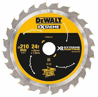 DeWalt XR Extreme Runtime circular hoja estático, 1 pieza, 210/30 mm 36 WZ/FZ, dt99566 de QZ