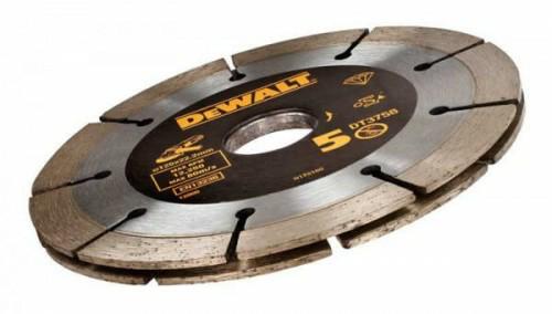 DeWalt DT3758-QZ - Disco mortero de 125 mm, segmento de 6,3 mm, diseño de doble disco
