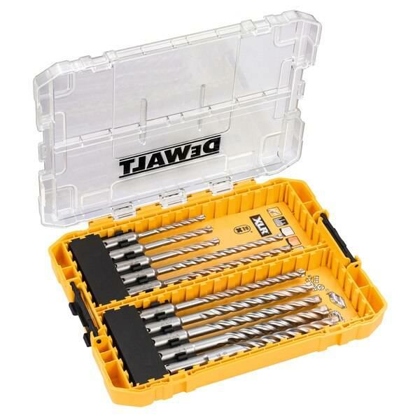 DEWALT Juego de 10 piezas XLR SDS Plus de carburo de cabeza completa