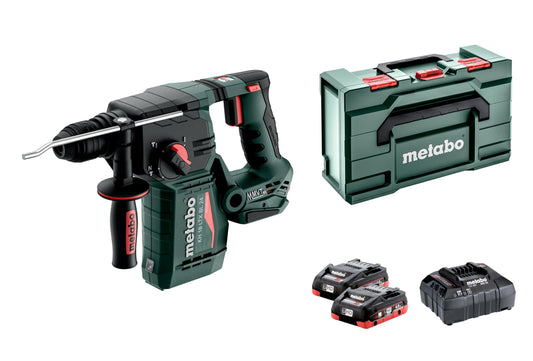 Metabo 601713800 - Martillo combinado de batería KH 18 LTX BL 24 18 V, 2x4,0 Ah LiHD, metaBOX